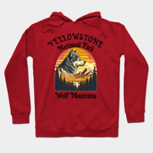 Majestic Wolf of Yellowstone Hoodie